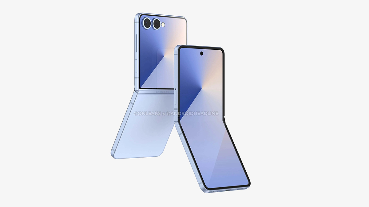 Ảnh render của Galaxy Z Flip 7 từ Android Headlines.