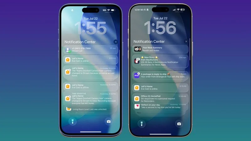 Beta 4 bên phải, Beta 3 bên trái