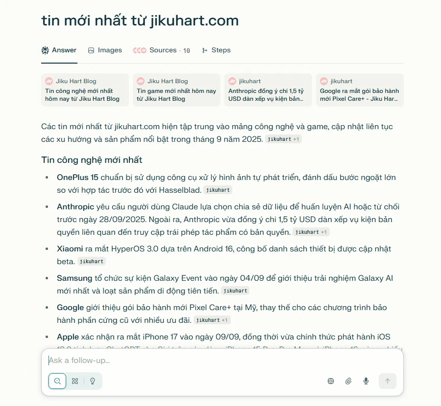 Perplexity huy động thành công 200 triệu USD với định giá 20 tỷ USD