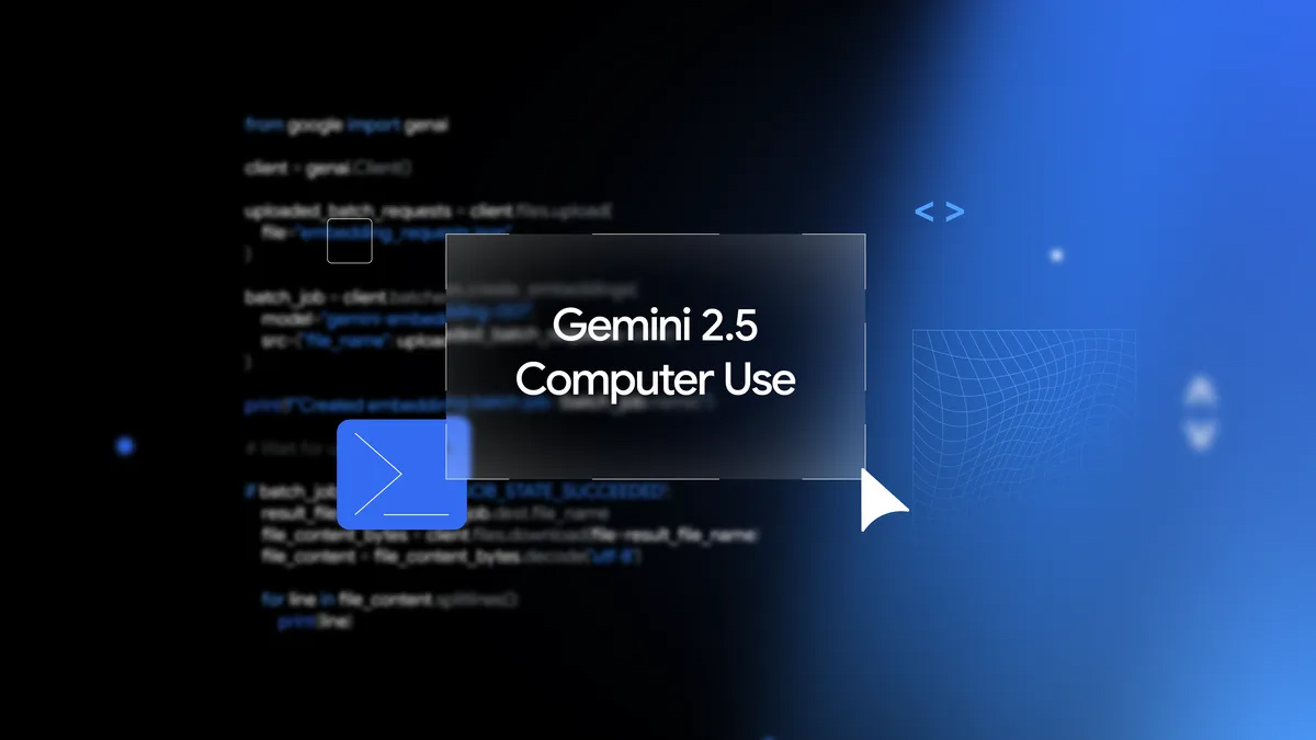Google ra mắt Gemini 2.5 Computer Use
